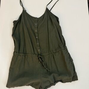 Forever 21 Khaki Green Strappy Top